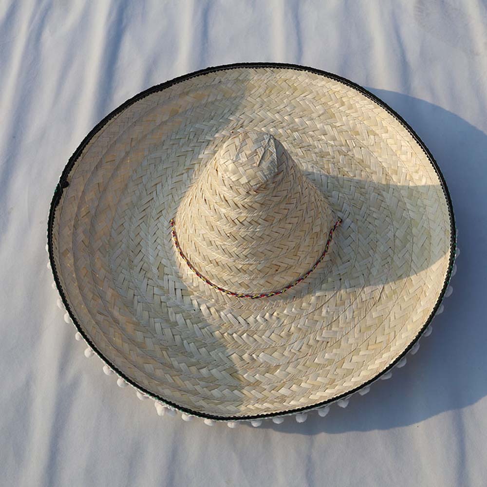 قبعة مكسيكية واسعة الحواف للحف - مراجعة Bucket Hat Straw وسعره