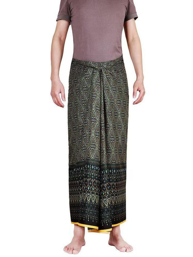 تنورة سارونج يونيسكس لونجي بات - مراجعة Sarong Men Wrap وسعره